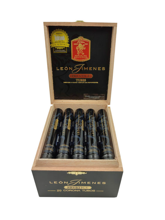 Imagen de LEON JIM PRESTIGE CORONA TUBO / 20